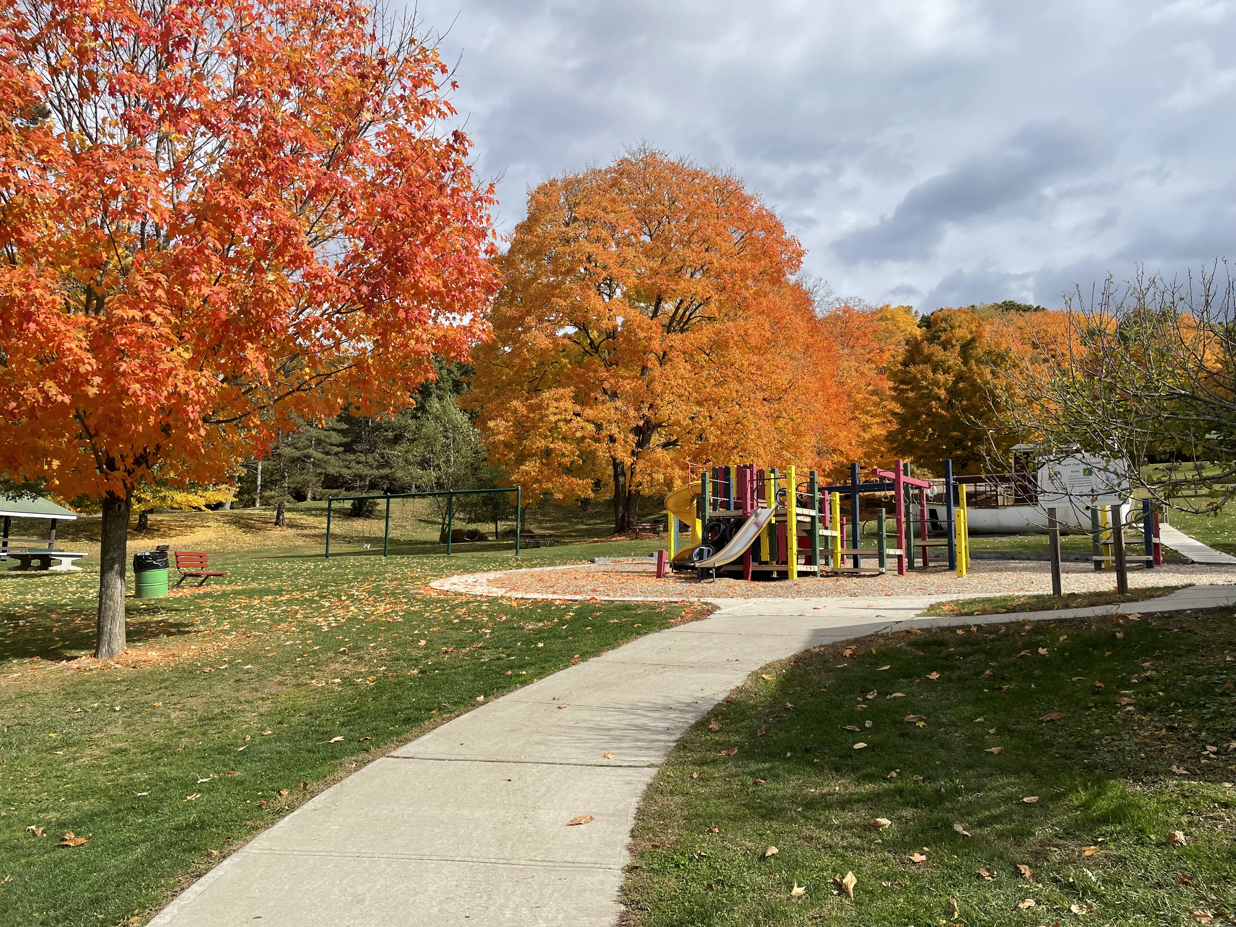 Fall View of Playground